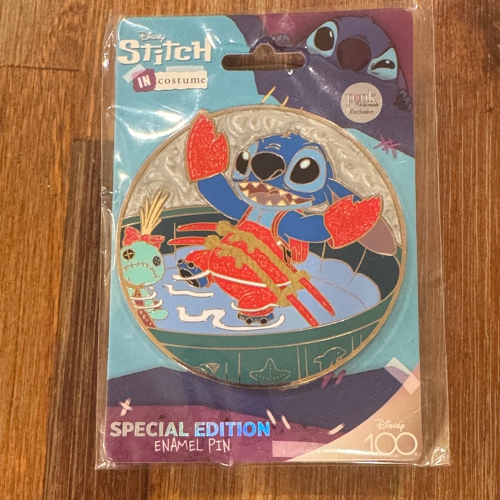 Disney Stitch Special Edition Enamel Pin - Red and Blue